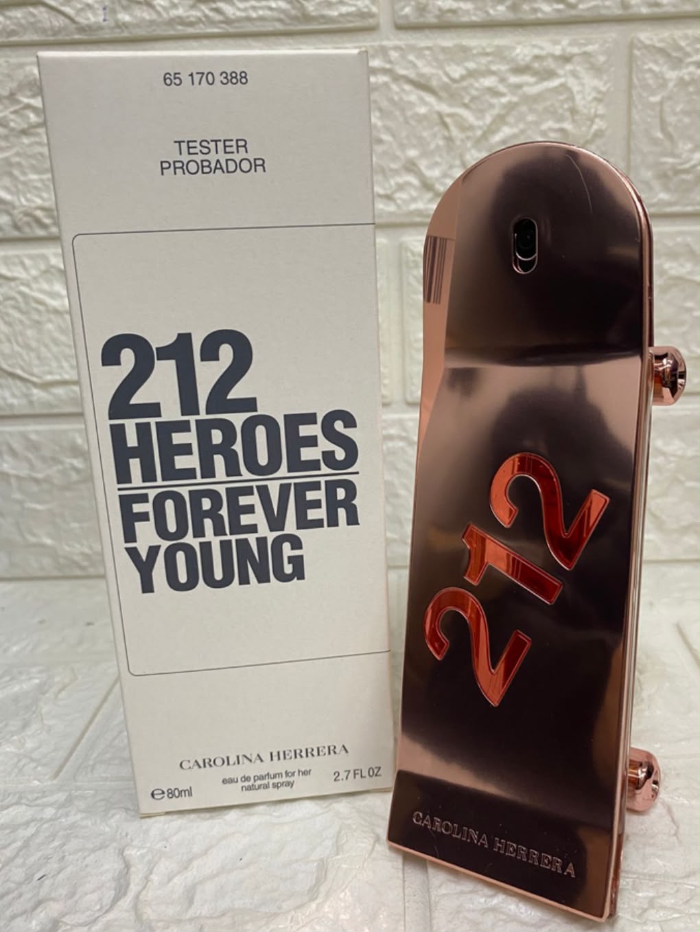 Carolina 212 Heroes 80ml Femme