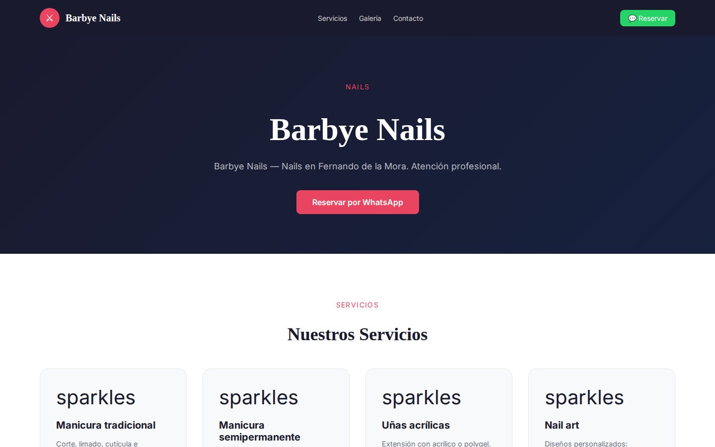 Barbye Nails — Uñas / Nail Art