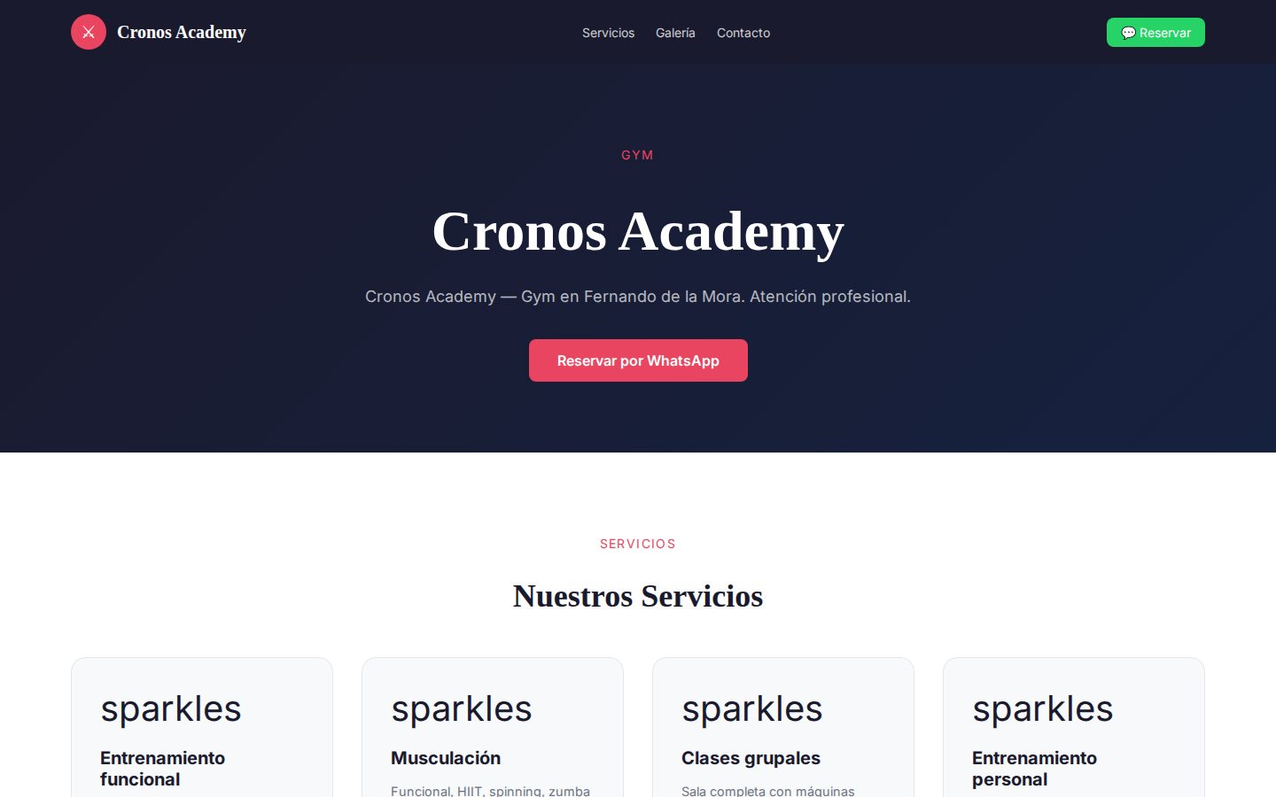 Cronos Academy — Gimnasio / Crossfit