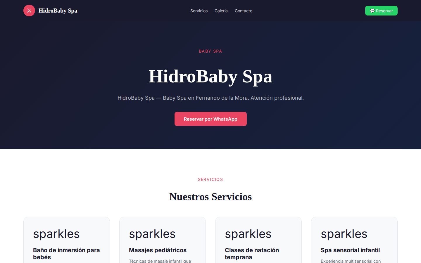 HidroBaby Spa — Spa / Baby Spa