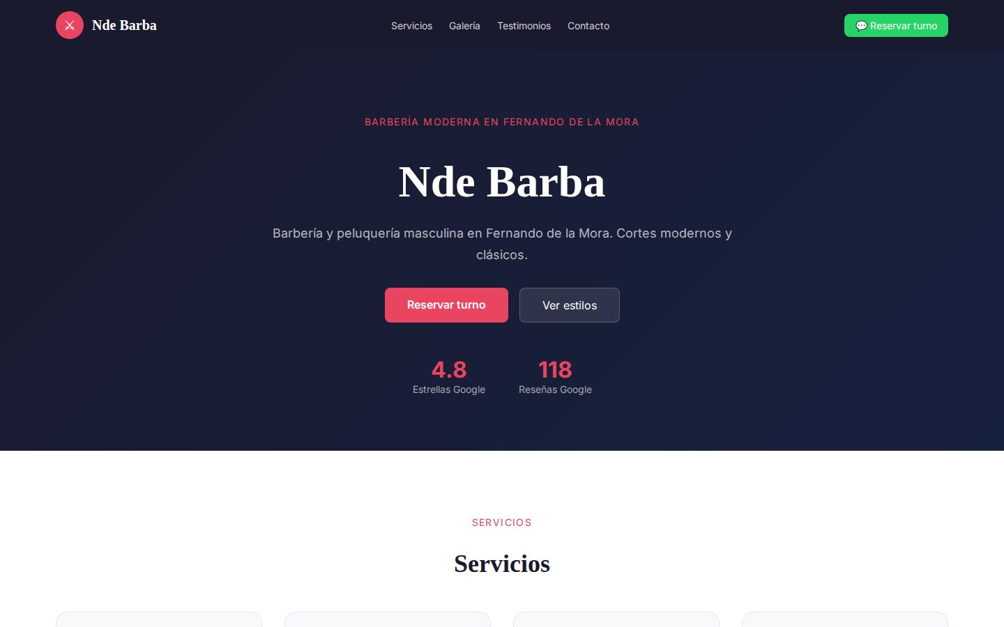 Nde Barba — Barbería
