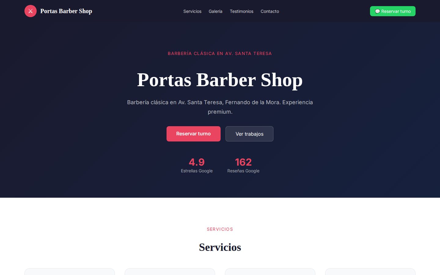 Portas Barber — Barbería