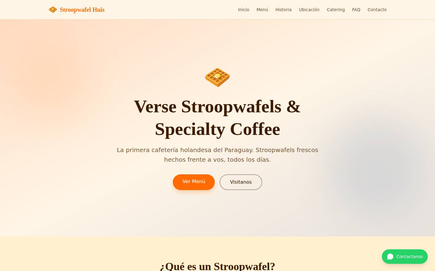 Stroopwafel Huis — Cafetería / Holandesa